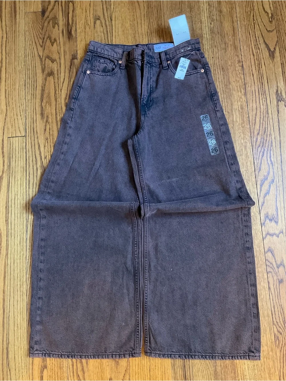GAP Women's Flare Jeans in Chocolate Brown